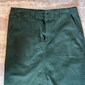 Pistola Green High-Waisted Skirt